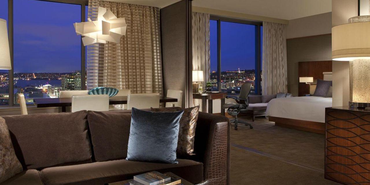 فندق بان باسيفيك سياتل المظهر الخارجي الصورة A suite at the Mandarin Oriental Washington DC